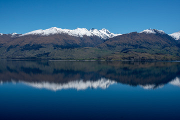 Stunning lake scenery in theSouthern Alps of New Zealand