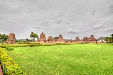 The UNESCO World Heritage site of the Pattadackal Group of Temples