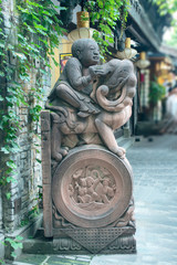 Fototapeta premium Stone carving symbolizing good luck in China