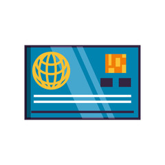 credit card plastic ecommerce icon