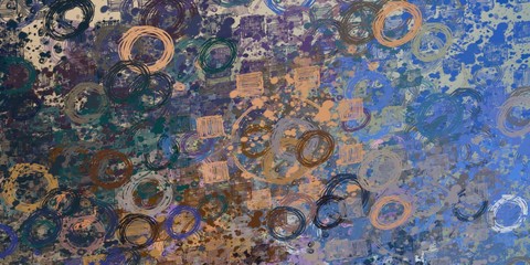 Modern art. Backdrop material. Abstract. Handmade background. Oil painting. Wide brush. Color texture. Canvas surface. 2d illustration. Wall painting. Colorful pattern. 