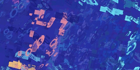 Wall painting. Abstract. Backdrop material. Canvas surface. Wide brush. Painterly mix. Handmade background. Modern art. Oil painting. Colorful pattern. 2d illustration. 