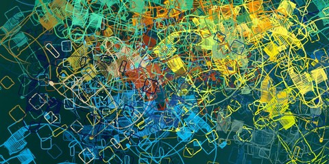 Wall painting. Abstract. Backdrop material. Canvas surface. Wide brush. Painterly mix. Handmade background. Modern art. Oil painting. Colorful pattern. 2d illustration. 