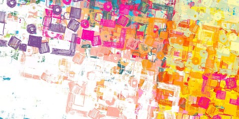 Colorful pattern. Wide brush. Backdrop material. Wall painting. Oil painting. Abstract. Modern art. Canvas surface. 2d illustration. Color texture. Handmade background. 