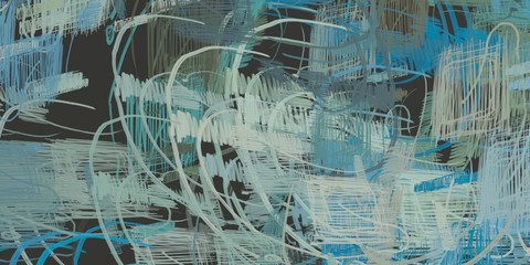 Wide brush. Colorful pattern. Color texture. Handmade background. Abstract. Painterly mix. Wall painting. Canvas surface. Backdrop material. Modern art. 2d illustration. 