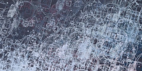 Color texture. Backdrop material. Oil painting. Colorful pattern. Abstract. Modern art. Wide brush. Wall painting. 2d illustration. Canvas surface. Handmade background. 