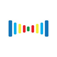 sound wave music logo