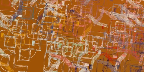 Wide brush. Wall painting. Handmade background. Colorful pattern. Modern art. Abstract. Oil painting. Painterly mix. Backdrop material. 2d illustration. Color texture. 