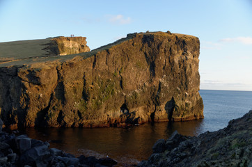 Cliffs at Reykjanesviti Iceland