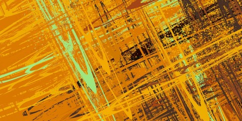 Color texture. Wall painting. Painterly mix. Colorful pattern. Handmade background. Oil painting. Canvas surface. Abstract. Wide brush. Modern art. 2d illustration. 