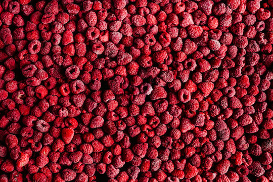 Frozen raspberrys
