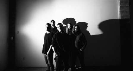 Five Member band on seamless background