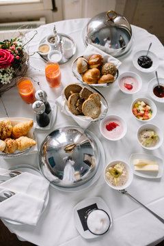 Delicious breakfast served in the room