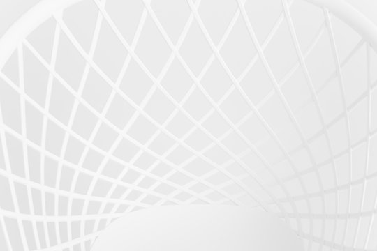 Minimalist chair isolated over clean seamless background