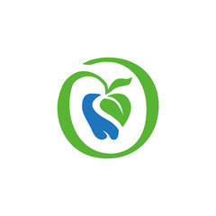apple dental logo template