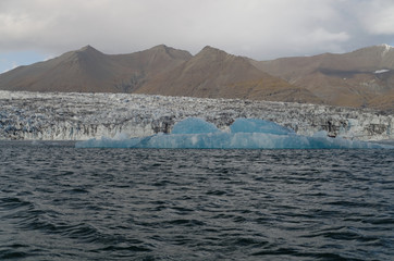 Iceburgs in a Glacial Lagoon