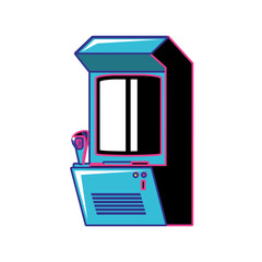 retro video game machine icon