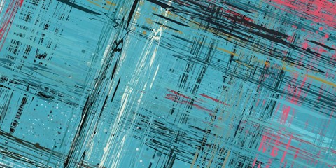 Canvas painting. Colorful background texture mix. 2d illustration. Texture unique backdrop matrix form figures. Creative natural chaos structure element material creation bitmap. Acrylic variety vivid