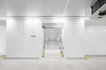 Industrial fridge on a warehouse