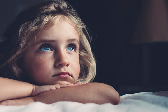 Portrait of cute four year old girl