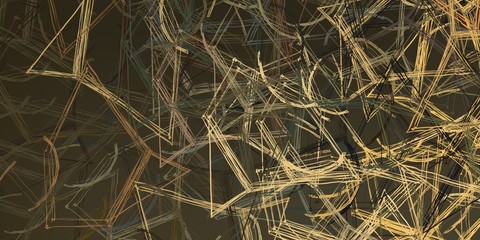 Crazy sketch random pattern. Creative chaos and variety structure. Modern art drawing painting. 2d illustration. Digital texture wallpaper. Artistic sketch draw backdrop material. 