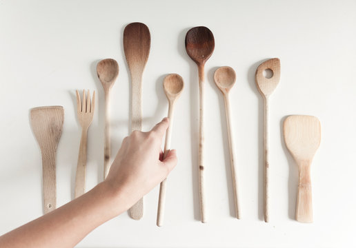 Choosing a wooden spoon