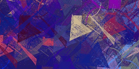 Poster oil painting element. 2d illustration. Texture backdrop. Creative chaos structure.