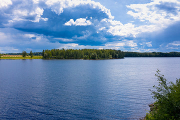 Daugava river at Koknese, Latvia.