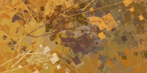 Poster oil painting element. 2d illustration. Texture backdrop. Creative chaos structure.