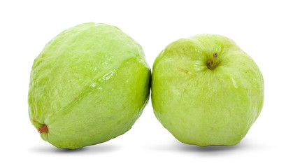 Guava fruit isolated on the white background
