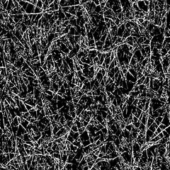 Texture black and white grunge. Background of cracks, chips, scuffs. Vintage surface covered with stains and dirt. For posters, banners, retro and urban design