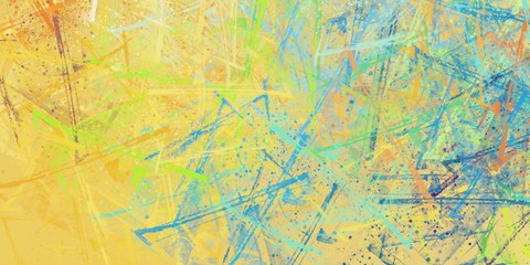 Art wallpaper. Digital canvas. 2d illustration. Texture backdrop painting. Creative chaos structure element.
