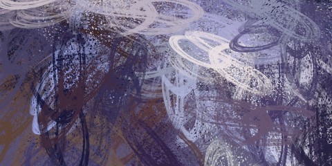 Brush painting. Artistic canvas. Oil art. 2d illustration. Texture backdrop. Creative chaos structure element.