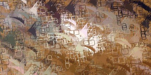 Brush painting. Artistic canvas. Oil art. 2d illustration. Texture backdrop. Creative chaos structure element.