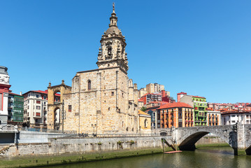 San Anton church, Old Town of Bilbao, Spain