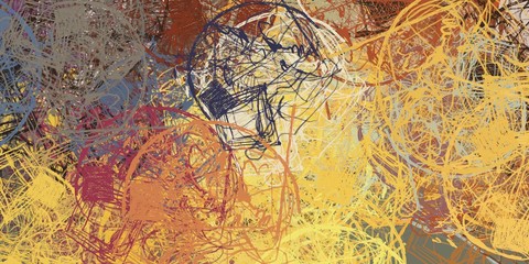 Art wallpaper. Digital canvas. 2d illustration. Texture backdrop painting. Creative chaos structure element.