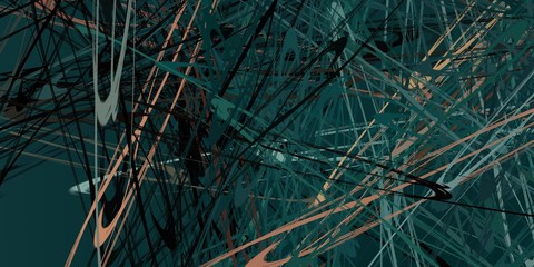 Art wallpaper. Digital canvas. 2d illustration. Texture backdrop painting. Creative chaos structure element.