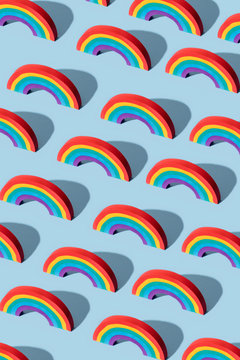 mosaic of three-dimensional rainbows