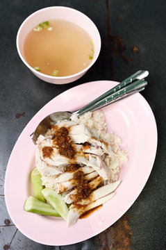Thai Khao Mun Gai from a street stall