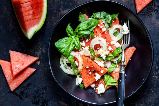 Watermelon salad