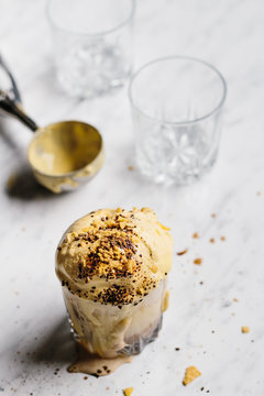 Vanilla Bean Ice Cream Sundae