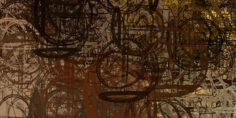 Handmade surreal abstract pattern. Modern artistic canvas. 2d illustration. Texture backdrop painting. Creative chaos structure element.