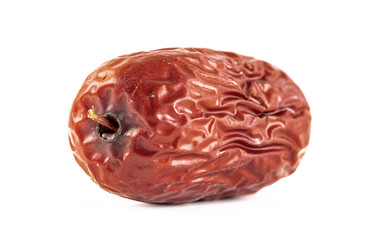 chinese red date isolated on white background