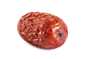 chinese red date isolated on white background