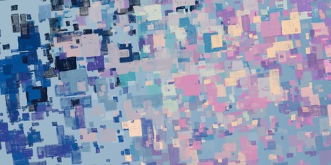 Fototapeta premium Crazy sketch random pattern. Creative chaos and variety structure. Modern art drawing painting. 2d illustration. Digital texture wallpaper. Artistic sketch draw backdrop material. 