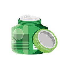 cannabis bottle product with pomade