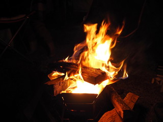 焚き火