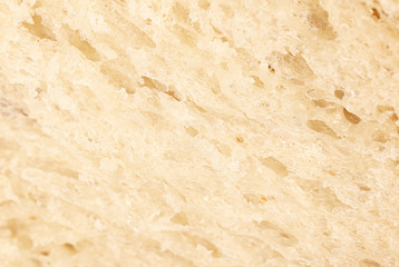 The flesh of bread as an abstract background