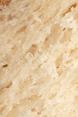 The flesh of bread as an abstract background
