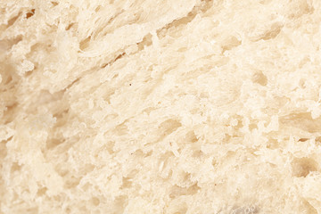 The flesh of bread as an abstract background